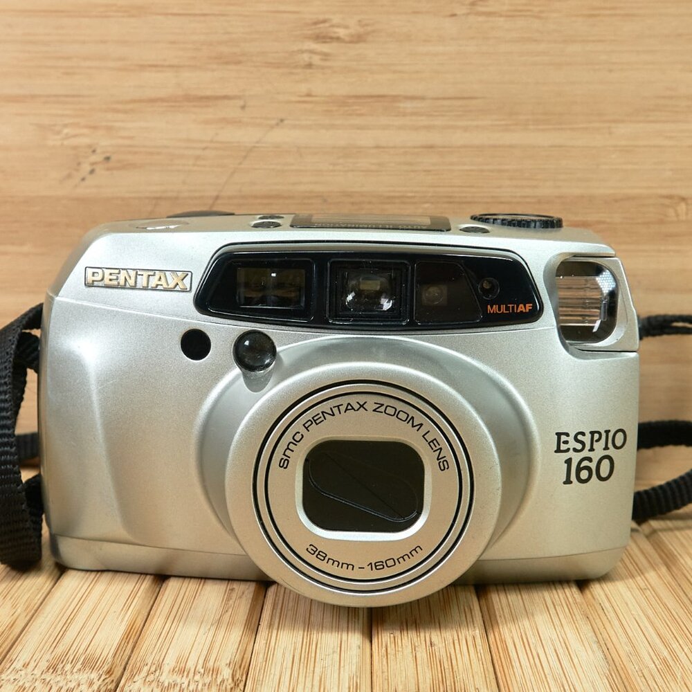 Pentax ESPIO 160 Point and Shoot, 35mm Film Camera, Multi AF, 38-160mm Zoom Lens